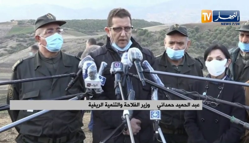 “وزير الفلاحة : “سنغرس أكثر من 300 ألف شجيرة في كل الولايات