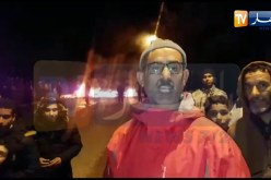 غلق الطريق الرابط بين اسطوالي والشراقة من قبل السكان إحتجاجا عن غياب الكهرباء لمدة 48 ساعة