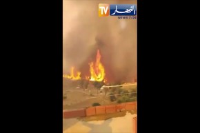 حرائق بغابات وحقول منطقة “بني جماتي” بـ”بني ورثلان” ولاية سطيف