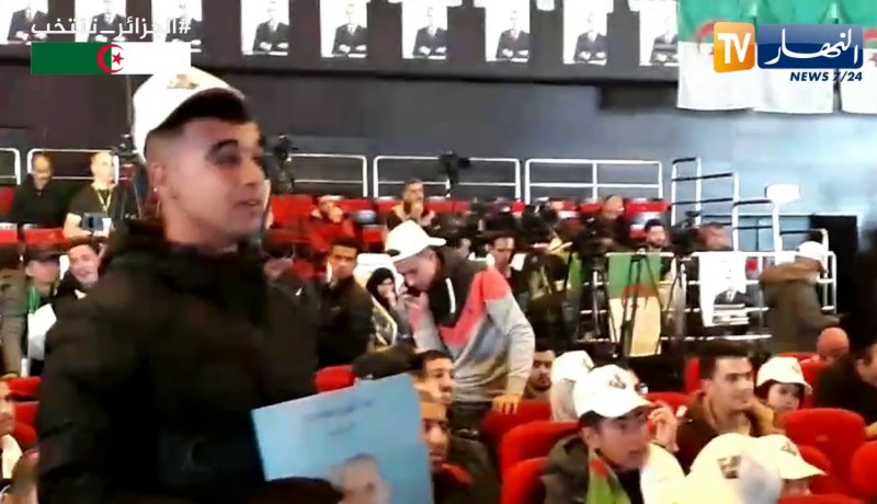 قسنطينة .. شاب يقاطع خطاب ميهوبي ويشكو له من شهادة السوابق العدلية !!