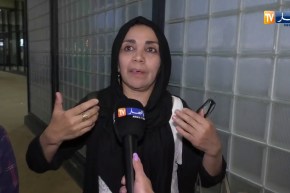 شاهد ماذا قالت والدة حسين بن حاج في المطار