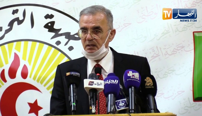 الأمين العام لحزب جبهة التحرير الوطني يستقبل سفير دولة فلسطين بالجزائر