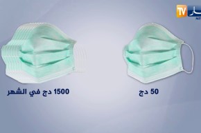 كورونا: 6000 دج إلى 4000 دج   تكلفة إقتناء مستلزمات الوقاية شهريا