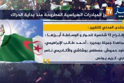 أبرز المبادرات السياسية المطروحة منذ بداية الحراك