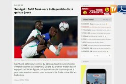 مدافع السينغال ساليف ساني يغيب 15 يوما بسبب الإصابة و يضيع لقاء الخضر