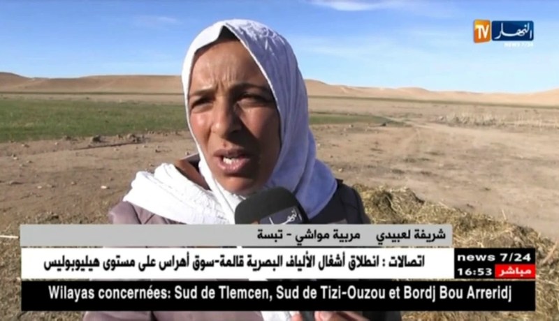 تبسة/ “شريفة”…إمرأة تحدّت الصعاب و جسّدت طموحها الفلاحي