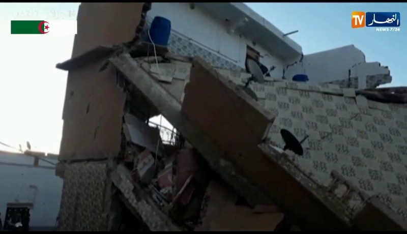 معسكر/ إنهيار منزل بحي بابا علي بفعل إنفجار أسبابه مجهولة