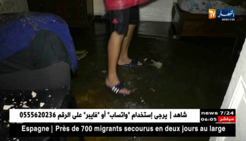 الأمطار الموسمية تغرق العاصمة في 15 دقيقة فقط وتتسبب في حركة سير خانقة