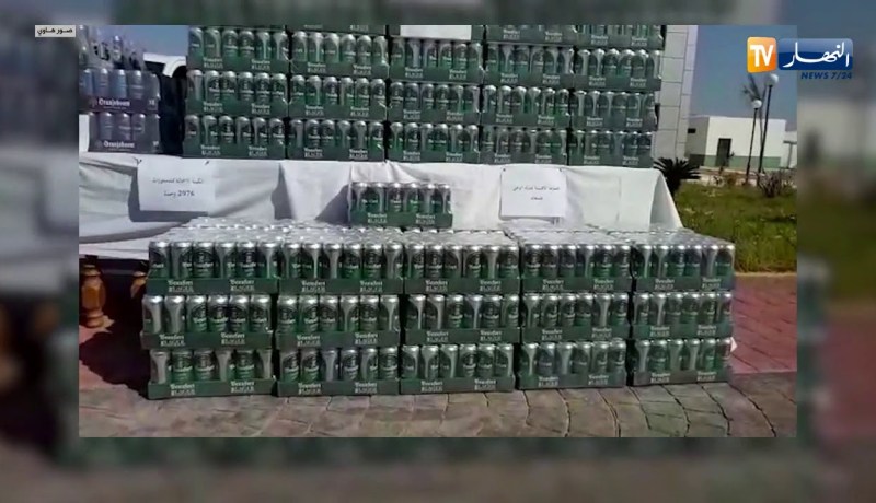 مستغانم/ توقيف شخصين وحجز أكثر من 2900 وحدة مشروبات كحولية