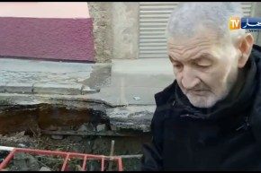 حفر كبيرة وحالة كارثية لطرقات بسطيف