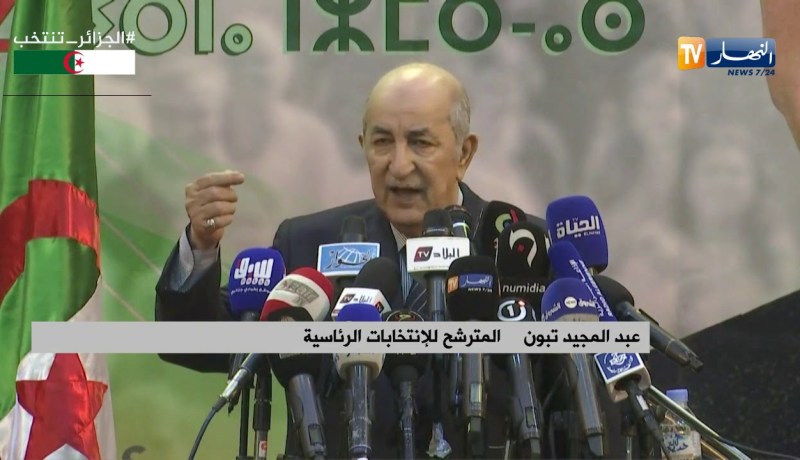 تبون: “نعطيكم عهد ما نخلي حتى كوخ في الجزائر..كامل تسكنو”