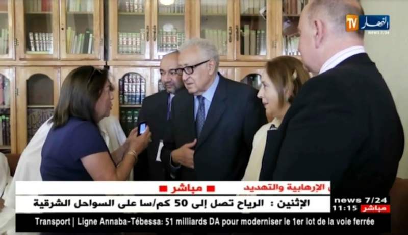 الأخضر الإبراهيمي في حوار لموقع إلكتروني”ليس لدي طموح رئاسي”