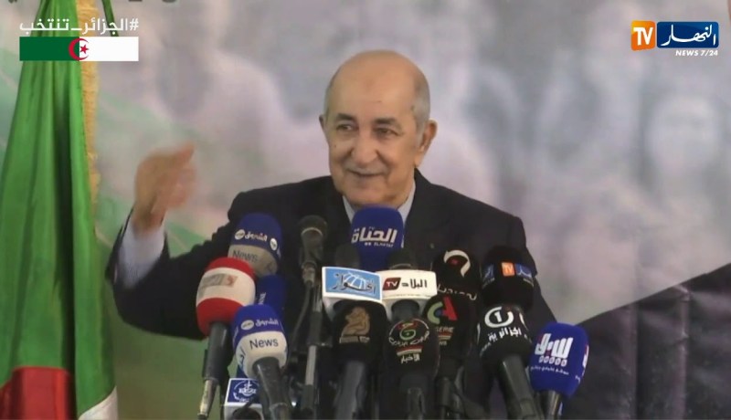 غرداية/ تجمع شعبي للمترئح للرئاسيات “عبد المجيد تبون”