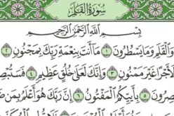 تفسير قراءة سورة القلم في الحلم