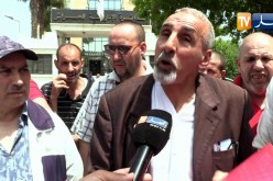 العاصمة:  تجار السوق البلدي بباش جراح يحتجون أمام مقر دائرة الحراش