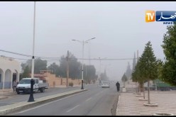 ضباب كثيف بولاية النعامة