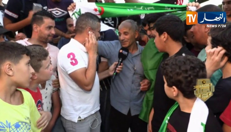 مباشر من ملعب واقنوني وفرحة أنصار الخضر بالفوز على السنغال
