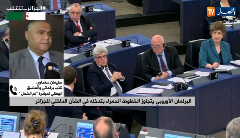 سليمان سعداوي: “ماكرون “الخبيث” هو لي راهو يشعل النيران..لخوفه بنجاح الإنتخابات وإنقطاع مصالحه”