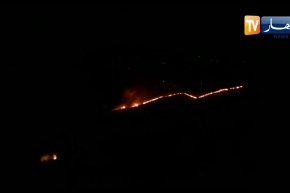 حرائق  تحاصر عشرات المساكن ببلدية العياضي برباس بميلة