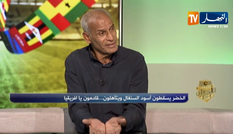 محمود قندوز: بلماضي كان يلعب دفاعيا وبدون إستراتيجية والمنتخب فاز بالإرادة والتضامن