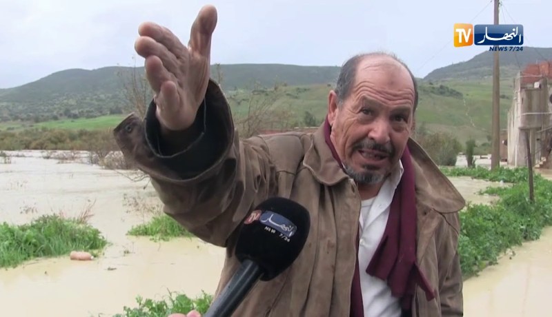 المدية: مياه الأمطار تغمر عديد المنازل بالمناطق الواقعة شرق وغربي الولاية