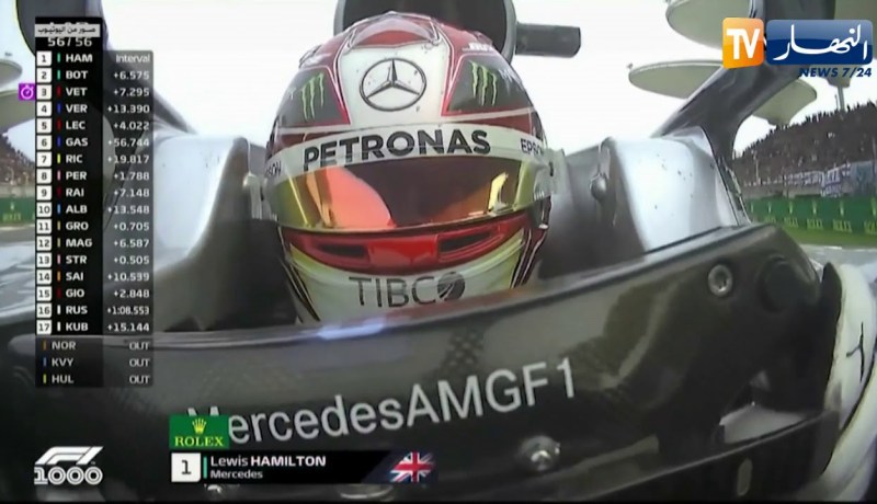 البريطاني لويس هاميلتون يتوج بجائزة الصين الكبرى ويعود للصدارة