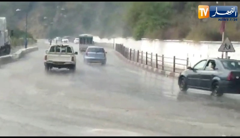 بجاية: تساقط أمطار رعدية على مناطق الساحل الشرقي للولاية