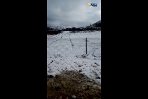 مشاهد لكميات الثلوج المتساقطة بأعالي بلدية بوراوي الجبلية بجيجل