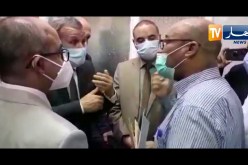 البيض شاهد ممثل عن جمعية صحية يتحدث للوزير عن بعض مشاكل المستشفى بالولاية