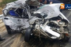 سعيدة: وفاة شخص في حادث إصطدام سيارة وشاحنة بالطريق الرطني رقم 06