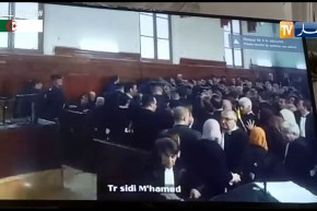 محكمة سيدي أمحمد..لحظة رفع الجلسة بعد إستجواب “سلال”