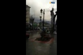 شاهد… مسبوق قضائيا  يضرم النار في جسده