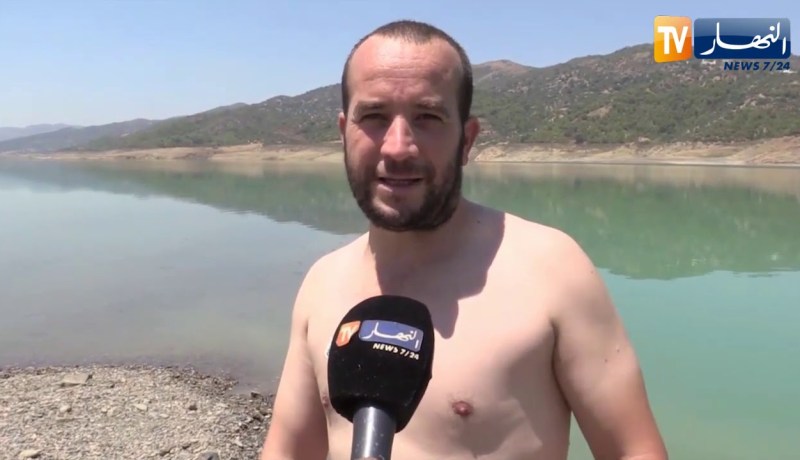 البويرة: السباحة في السدود..  خطر يهدد حياة الشباب بعد غلق الشواطىء