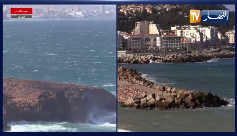 طقس: رياح جد  قوية على المناطق الساحلية والداخلية للبلاد غلى غاية التاسعة ليلا