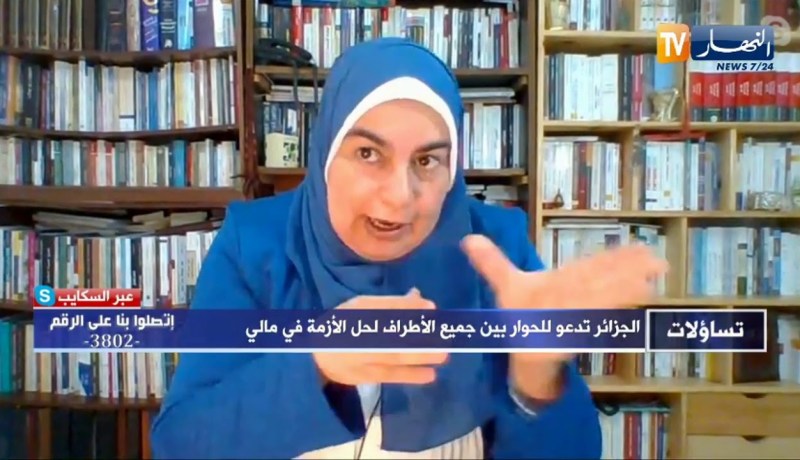 أمينة رباحي: الأزمة في مالي ستتعمق أكثر ودور الجزائر سيكون مهم خاصة على الحدود