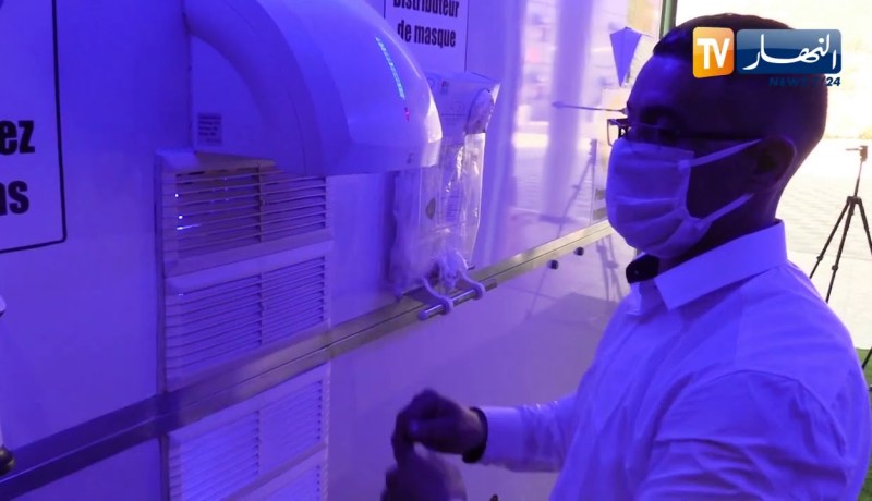 تيزي وزو: رضوان يصمم نفق تعقيم بتعديلات متطورة