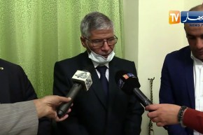 مجموعة من الحقوقيين في زيارة مساندة للسفير الصحراوي بالجزائر