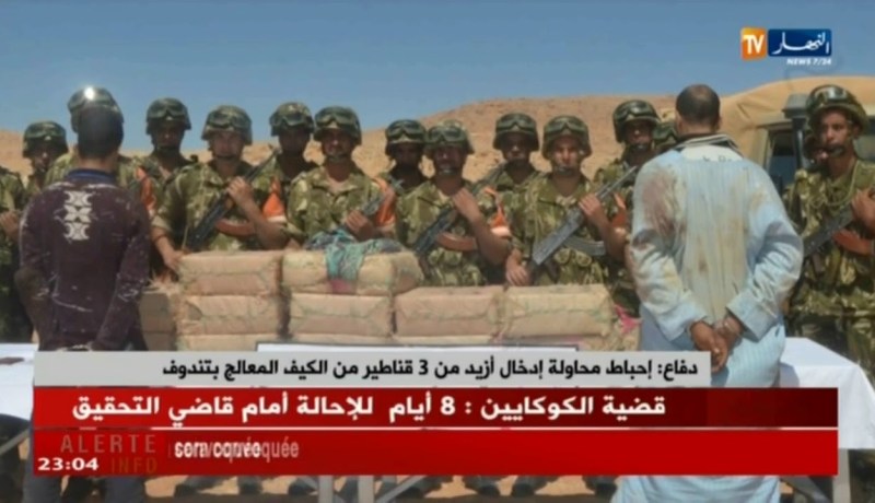 دفاع: إحباط محاولة إدخال أزيد من 3 قناطير من الكيف المعالج بتندوف