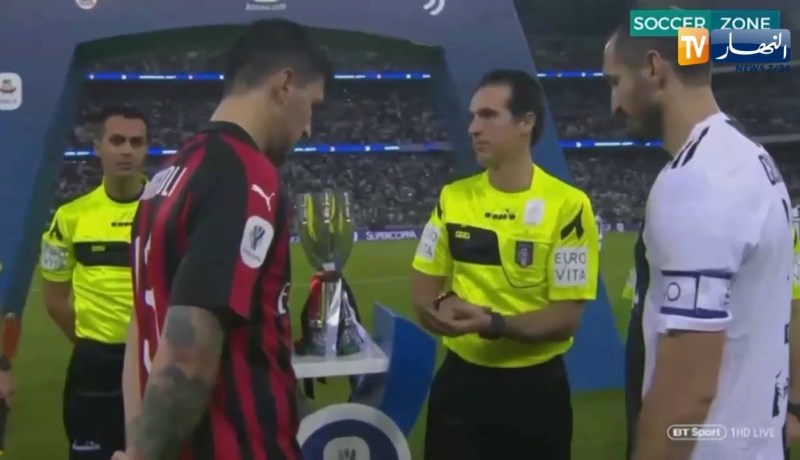 جوفنتوس يتوج للمرة الثامنة في تاريخه بكأس السوبر الإيطالي