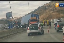 البويرة:  حادث مرور على مستوى نفق الجباحية