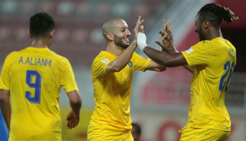 هني حاسم مع الغرافة ضد الدحيل