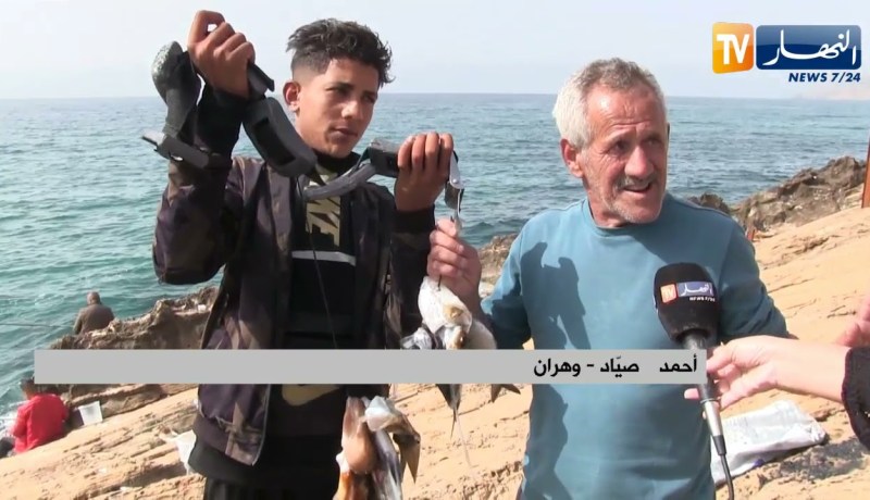 وهران: الصيد بالصنارة .. هواية عمي أحمد المفضلة بعد تقاعده