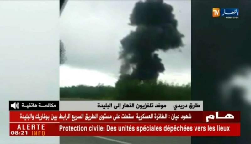 موفد النهارإلى البليدة/”الطائرة العسكرية سقطت بالقرب من مطار بوفاريك العسكري”