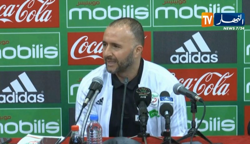 ندوة صحفية للناخب الوطني “بلماضي” قبل مواجهتي غامبيا وتونس