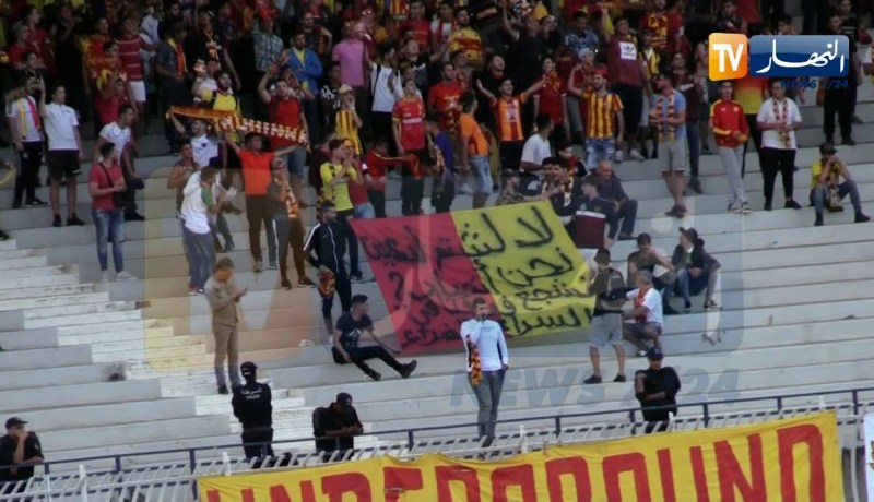 رسالة أنصار المولودية والنصرية من مدرجات 5 جويلية