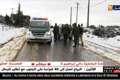 جيجل: الثلوج تتسبب في غلق عديد طرق البلدية بالمناطق النائية