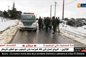 جيجل: الثلوج تتسبب في غلق عديد طرق البلدية بالمناطق النائية