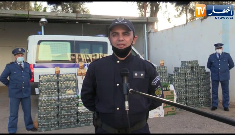 مستغانم: أمن دائرة بوقيراط يحجز مايفوق 1700 وحدة من المشروبات الكحولية