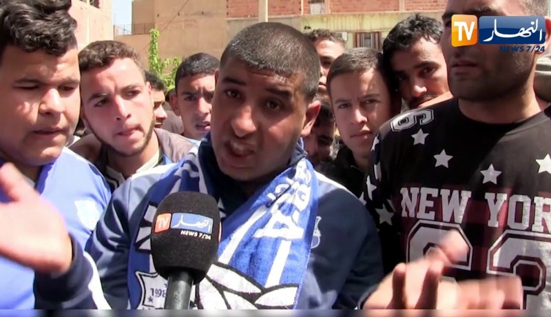 أنصار نجم مقرة يحتجون على قرارات لجنة الإنضباط