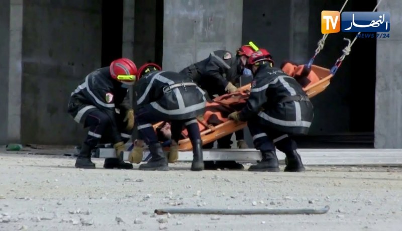 بومرداس : مناورة تطبيقية من طرف الحماية المدنية تحاكي زلزال إفتراضي بشدة  درجة